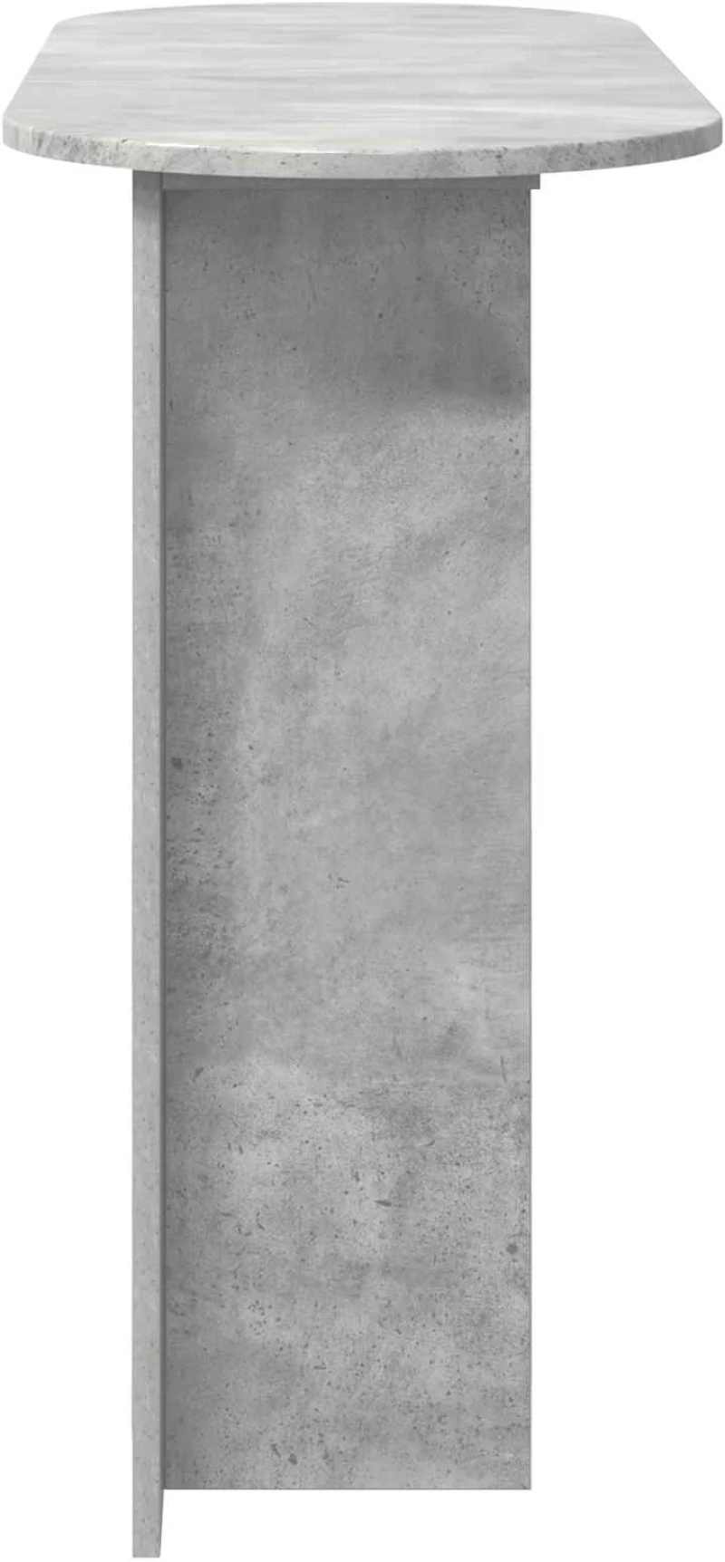 vidaXL Τραπέζι κονσόλας Γκρι Σκυροδέματος 100 x 39,5 x 75 εκ
