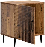 vidaXL Κομοδίνο 2 pcs Παλαιωμένο ξύλο 43 x 34,5 x 50 εκ