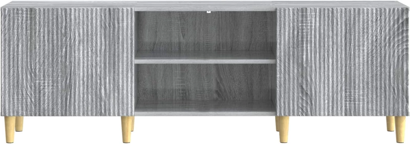 vidaXL Ντουλάπι TV Γκρι Sonoma 150 x 31 x 50 εκ. Επεξεργασμένο Ξύλο