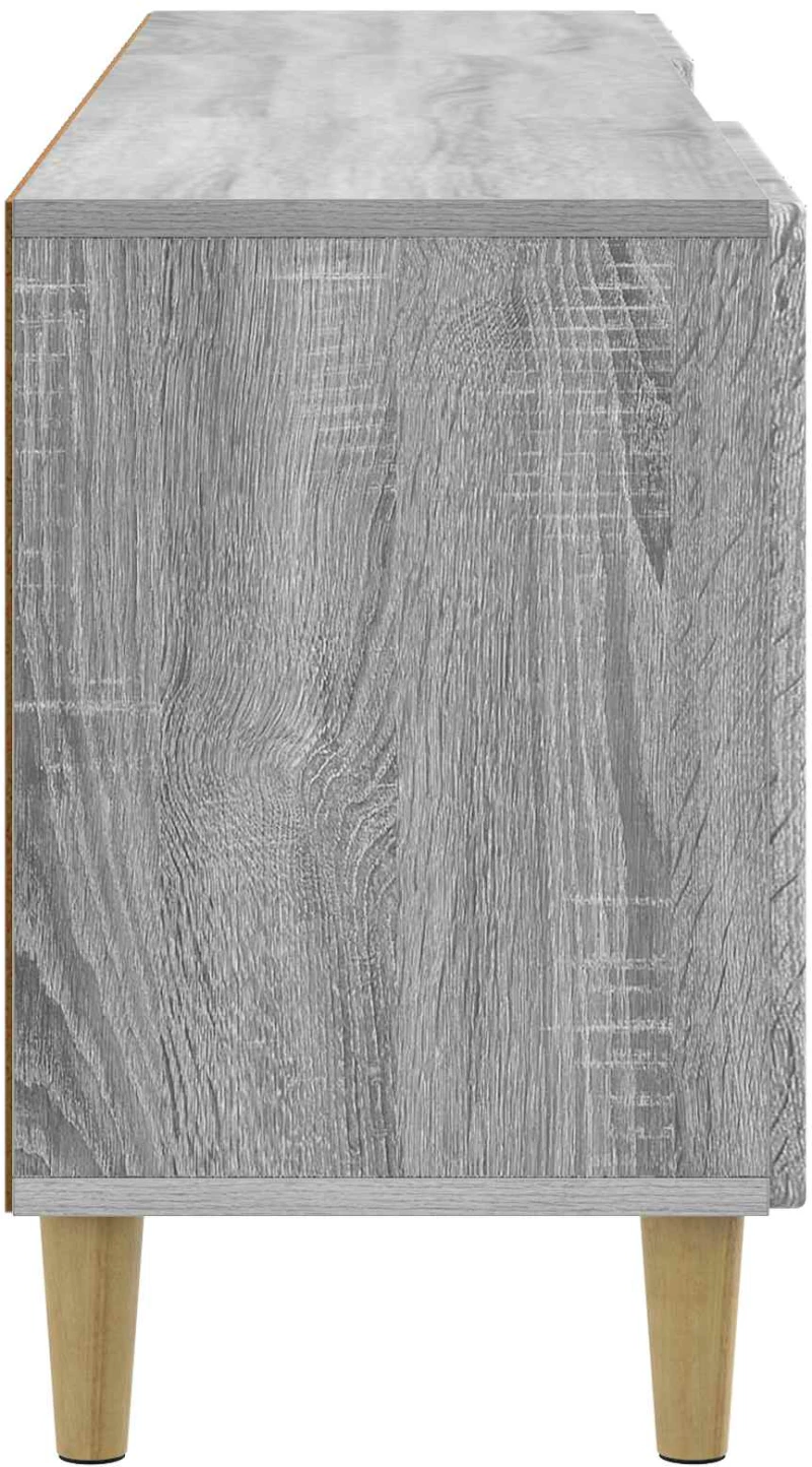 vidaXL Ντουλάπι TV Γκρι Sonoma 150 x 31 x 50 εκ. Επεξεργασμένο Ξύλο