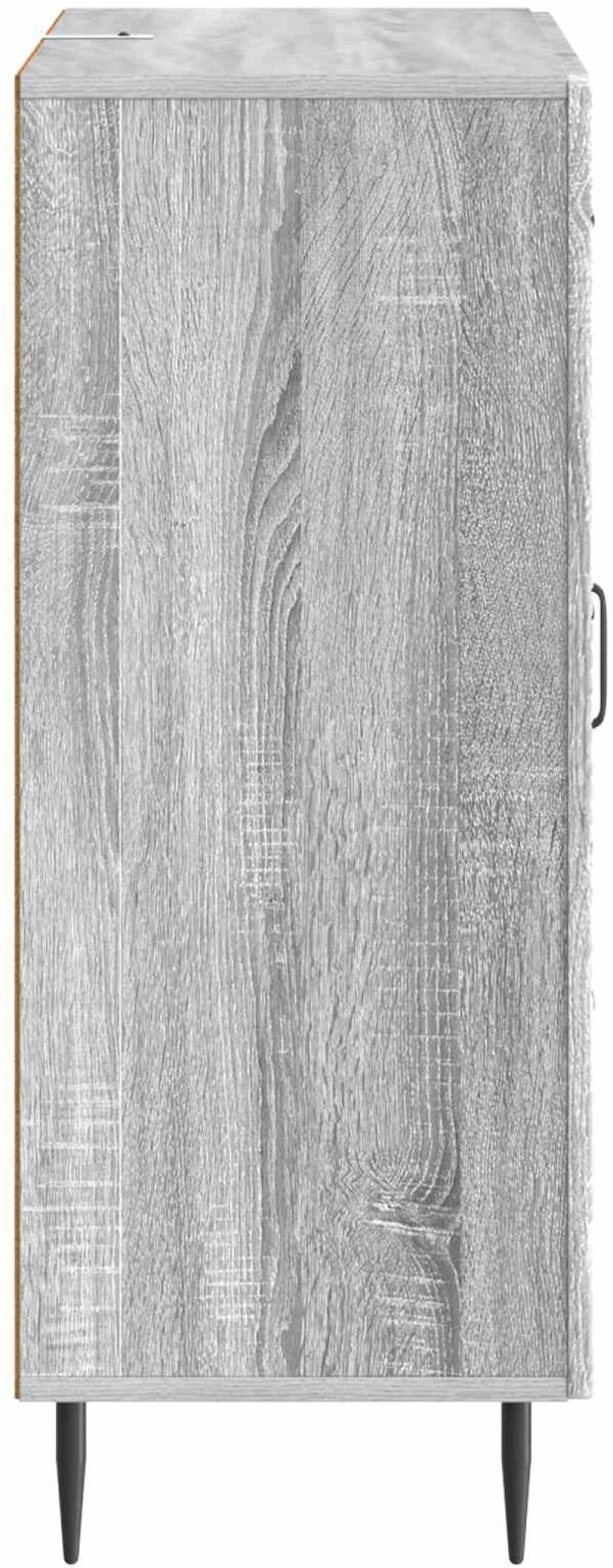 vidaXL Πλαϊνό γραφείο με συρτάρι Γκρι Sonoma 66 x 34,5 x 89,5 εκ