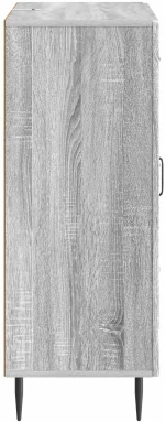 vidaXL Πλαϊνό γραφείο με συρτάρι Γκρι Sonoma 66 x 34,5 x 89,5 εκ