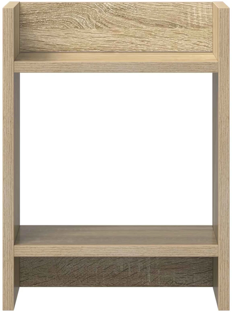vidaXL Βάση φυτών με ράφι Δρύς Sonoma 30 x 30 x 40 cm