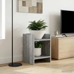 vidaXL Βάση φυτών με ράφι 2 pcs Γκρι Σονομά 30 x 30 x 40 cm