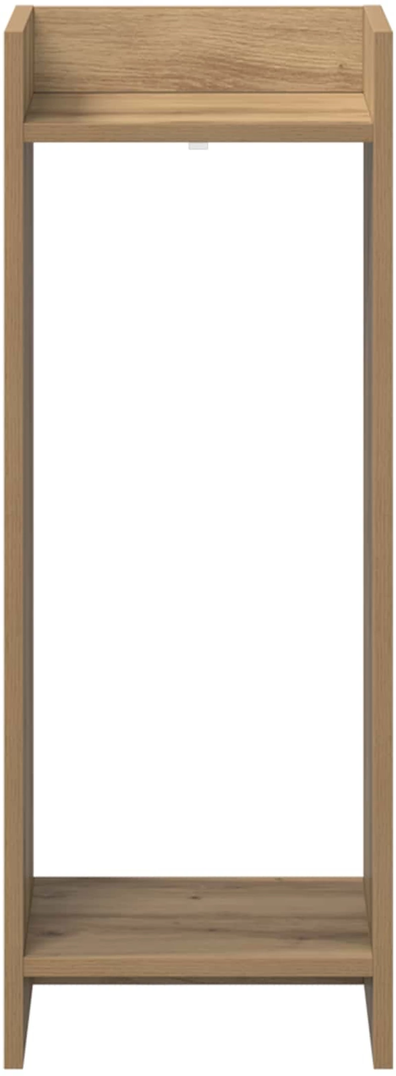 vidaXL Βάση φυτών με ράφι 2 pcs Τεχνίτικη Δρυς 30 x 30 x 80 cm