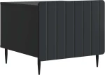 vidaXL Τραπεζάκι σαλονιού Μαύρο 49 x 50 x 42 εκ. Επεξεργασμένο Ξύλο