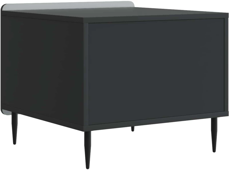vidaXL Τραπεζάκι σαλονιού Μαύρο 49 x 50 x 42 εκ. Επεξεργασμένο Ξύλο