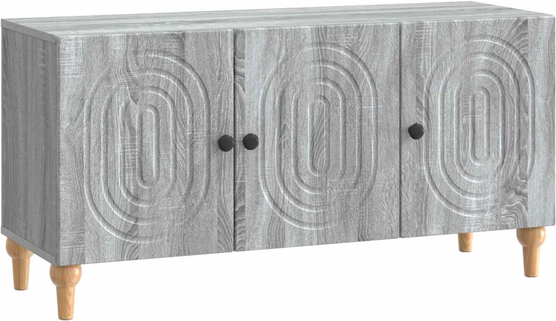 vidaXL Ντουλάπι TV Γκρι Sonoma 99 x 34,5 x 50 εκ. Επεξεργασμένο Ξύλο