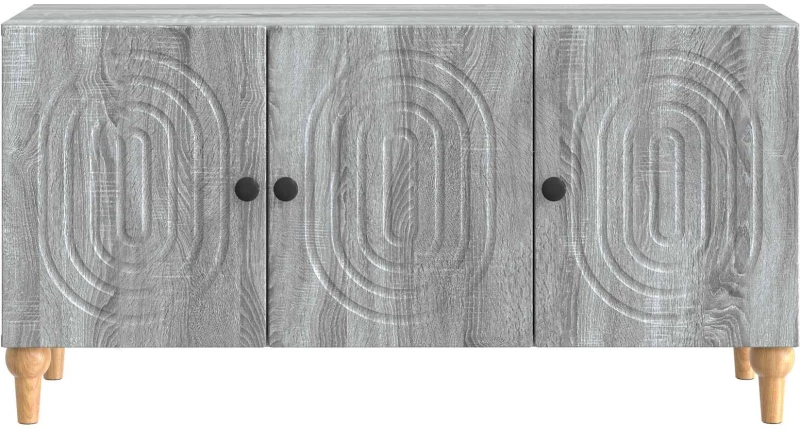 vidaXL Ντουλάπι TV Γκρι Sonoma 99 x 34,5 x 50 εκ. Επεξεργασμένο Ξύλο