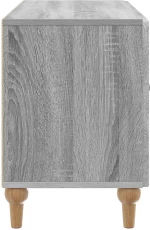vidaXL Ντουλάπι TV Γκρι Sonoma 99 x 34,5 x 50 εκ. Επεξεργασμένο Ξύλο
