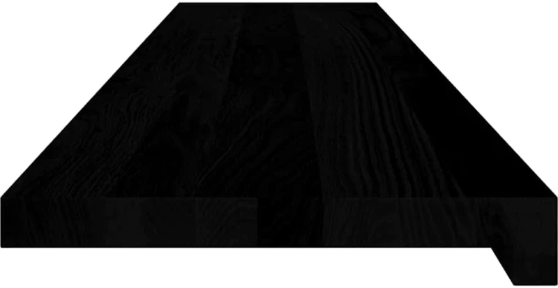 vidaXL Περβάζια παραθύρων 2 τεμ. Σκ. Καφέ 120x30x2εκ. Μασίφ Ξύλο Δρυός