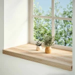 vidaXL Περβάζια παραθύρων 2 τεμ. 90x40x2 εκ. Ακατέργαστο Μασίφ Δρυός