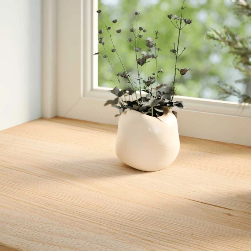vidaXL Περβάζια παραθύρων 2 τεμ. 90x40x2 εκ. Ακατέργαστο Μασίφ Δρυός