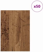 vidaXL Διακοσμητικά Πάνελ 50 pcs Παλιό ξύλο 21 x 30 x 0,27 εκ