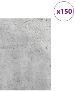 vidaXL Διακοσμητικά Πάνελ 150 pcs Σκυρόδεμα Γκρι 21 x 30 x 0,27 εκ