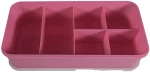 Φαγητοδοχείο έξι θέσεων ροζ 25x13x6εκ.