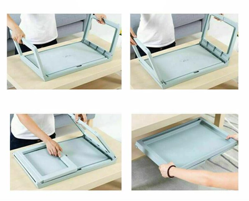 Τραπεζάκι πτυσσόμενο Nextdeco λευκό 55x35x25εκ.