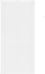 vidaXL Βενετσιάνικη Σκίαση Λευκός 213 x 70 εκ PVC