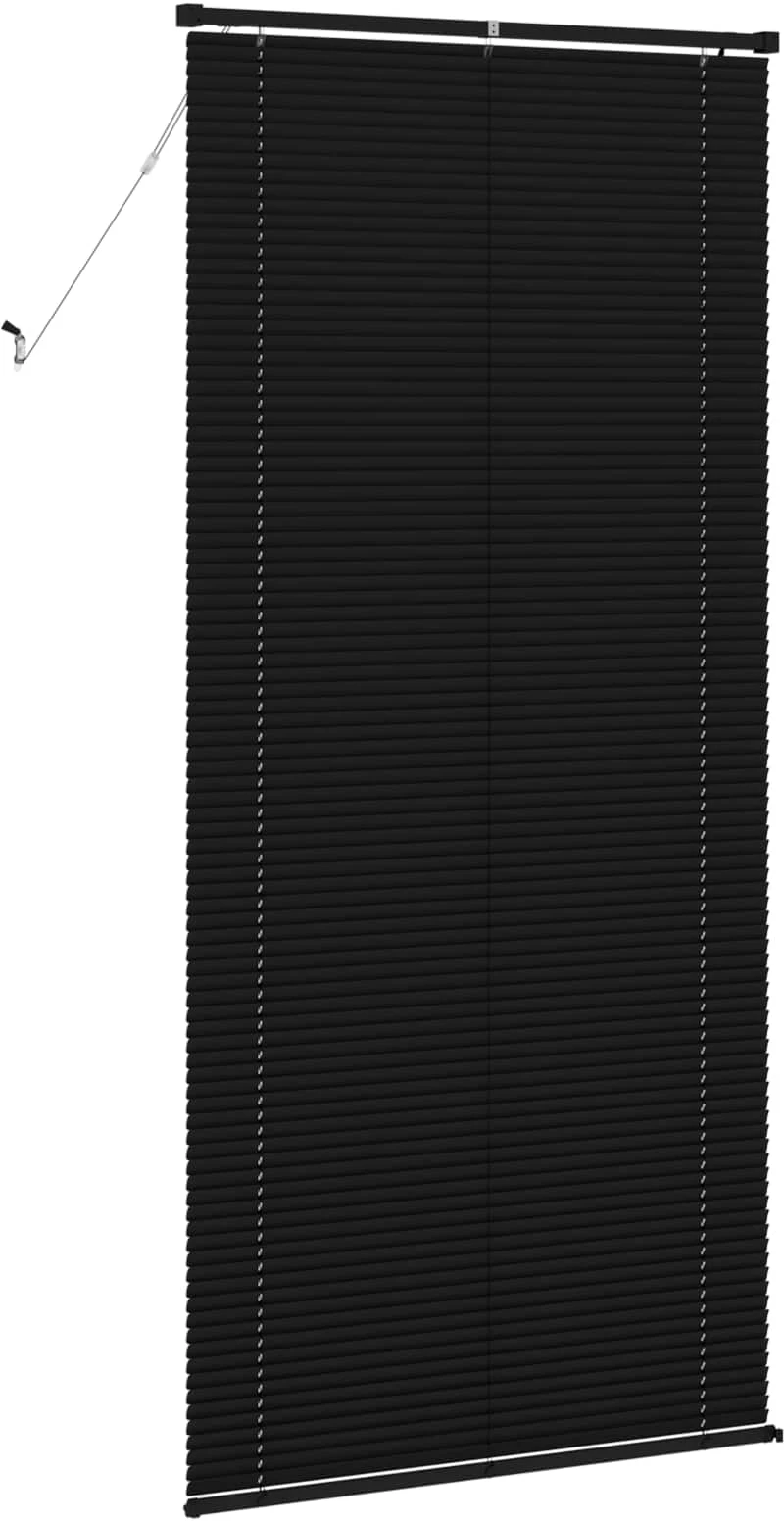 vidaXL Βενετσιάνικη Σκίαση Μαύρο 213 x 80 εκ PVC