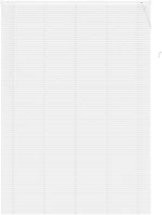 vidaXL Βενετσιάνικη Σκίαση Λευκός 213 x 160 εκ PVC