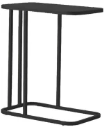 Τραπεζάκι μεταλλικό Nextdeco μαύρο Υ55x45x25εκ.
