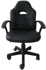 Καρέκλα gaming τροχήλατη Nexrdeco μαύρη Y96x63x64εκ.
