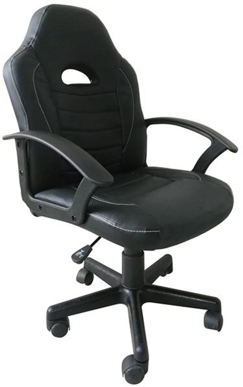 Καρέκλα gaming τροχήλατη Nexrdeco μαύρη Y96x63x64εκ.