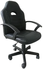 Καρέκλα gaming τροχήλατη Nexrdeco μαύρη Y96x63x64εκ.