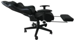 Καρέκλα gaming τροχήλατη Nextdeco μαύρη Υ124x52x47,5εκ