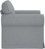vidaXL Καναπές Ανοιχτό γκρι 95 x 82 x 80 εκ ύφασμα