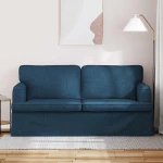 vidaXL Καναπές Μπλε 162 x 80 x 85 εκ ύφασμα