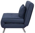 Πολυθρόνα κρεβάτι Nextdeco Berlin denim Υ92x100x91εκ.