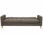 Καναπές κρεβάτι τριθέσιος Nextdeco Soho καφέ-μπεζ Υ81x201x90εκ.