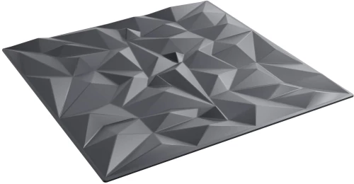 vidaXL Πάνελ τοίχου 12 pcs Αμέθυστος Γκρι 50 x 50 cm Φελιζόλ XPS
