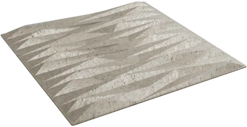 vidaXL Πάνελ τοίχου 12 pcs Πέτρα Μπετόν 50 x 50 cm Φελιζόλ XPS