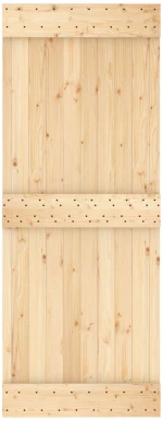 vidaXL Πόρτα NARVIK Φυσικό 80 x 210 cm Συμπαγές Ξύλο Πεύκου
