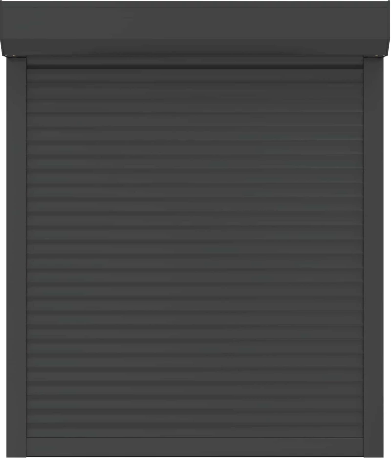 vidaXL Ρολό εισόδου Ανθρακί 100 x 120 cm Αλουμίνιο και Πολυουρεθάνη