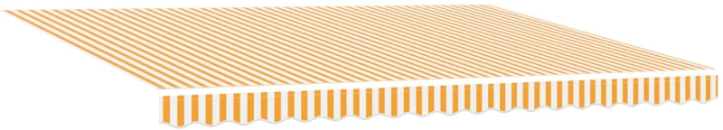 vidaXL Χειροκίνητη αναδιπλούμενη τέντα με LED 5 x 3 m