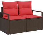 vidaXL Σετ Καναπέ 7 pcs Καφέ συνθετικό ρατάν