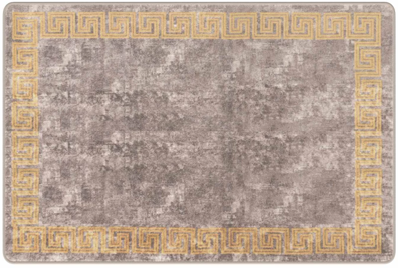 vidaXL Χαλί Runner MARSA Γκρι 100 x 150 cm Πολυέστερ και PVC