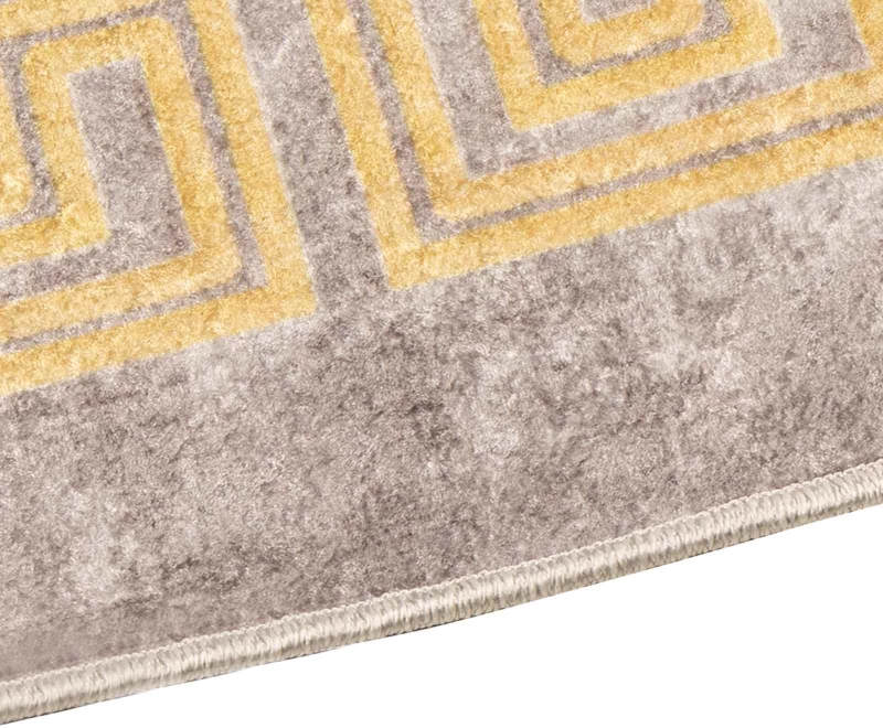 vidaXL Χαλί Runner MARSA Γκρι 100 x 150 cm Πολυέστερ και PVC