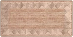 vidaXL Χαλί Runner MARSA Λευκός 100 x 200 cm Πολυέστερ και PVC