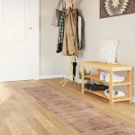 vidaXL Χαλί Runner MARSA Λευκός 50 x 450 εκ. Πολυέστερ και PVC