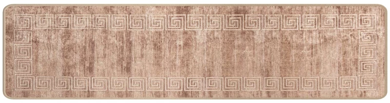 vidaXL Χαλί Runner MARSA Λευκός 50 x 450 εκ. Πολυέστερ και PVC