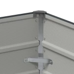 vidaXL Γλάστρα Ανθρακί 100 x 100 x 75 εκ Ατσάλι