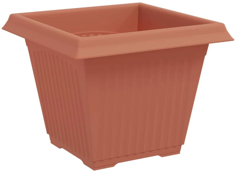 vidaXL Γλάστρες φυτών 6 pcs Κεραμιδί 38 x 38 x 30 εκ Πλαστικό
