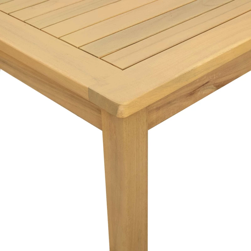 vidaXL Τραπεζάκι σαλονιού Ανοιχτό ακασία 85 x 85 x 45 cm