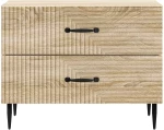 vidaXL Κομοδίνο Sonoma Δρυς 62 x 34,5 x 47,5 εκ Επεξεργασμένο Ξύλο