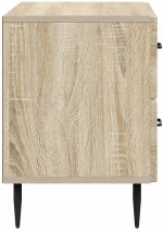 vidaXL Κομοδίνο Sonoma Δρυς 62 x 34,5 x 47,5 εκ Επεξεργασμένο Ξύλο