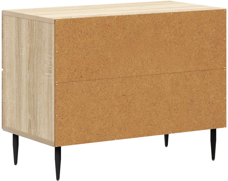vidaXL Κομοδίνο Sonoma Δρυς 62 x 34,5 x 47,5 εκ Επεξεργασμένο Ξύλο